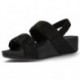 FITFLOP MINA CRYSTAL BACK STRAP Sandals NEGRO