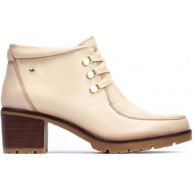 PIKOLINOS PLAIN ANKLE BOOTS W7H-8512 MARFIL PIKOLINOS PLAIN ANKLE BOOTS W7H-8512 MARFIL