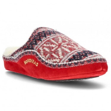 NORDIKAS CLASSIC W N1500 SLIPPERS ROJO