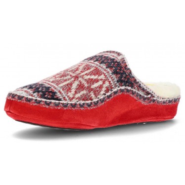 NORDIKAS CLASSIC W N1500 SLIPPERS ROJO