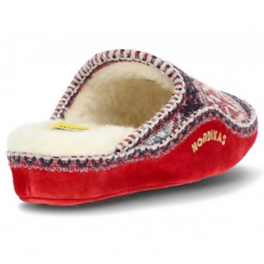 NORDIKAS CLASSIC W N1500 SLIPPERS ROJO