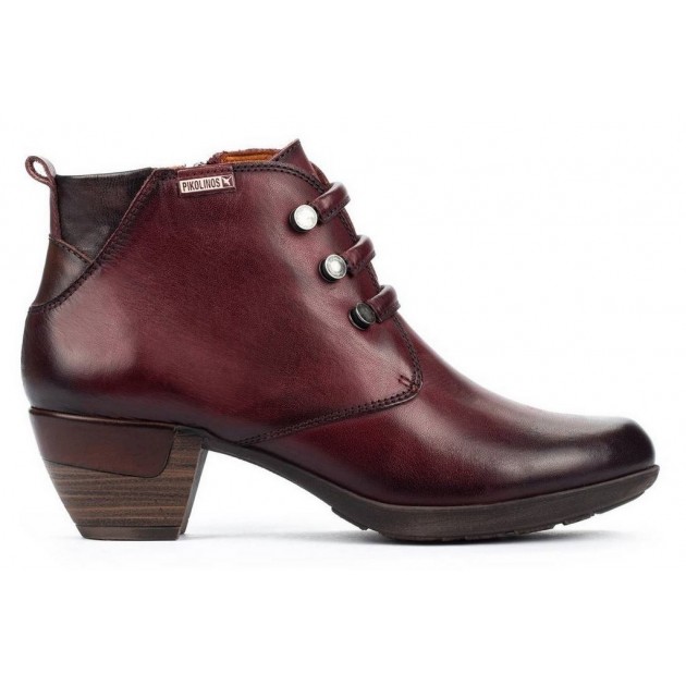 PIKOLINOS ROTTERDAM ANKLE BOOTS 902-8746 GARNET PIKOLINOS ROTTERDAM ANKLE BOOTS 902-8746 GARNET