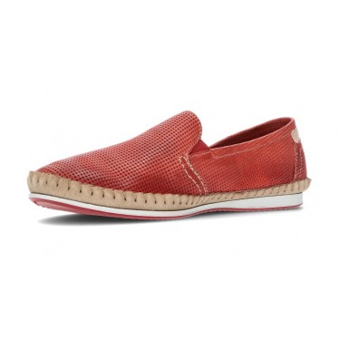 FLUCHOS 8674 LUXE SURF BAHAMAS MOCCASIN MAN WHITE_RED