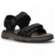 CLARKS SANDALS UN TREK PART 26131 BLACK