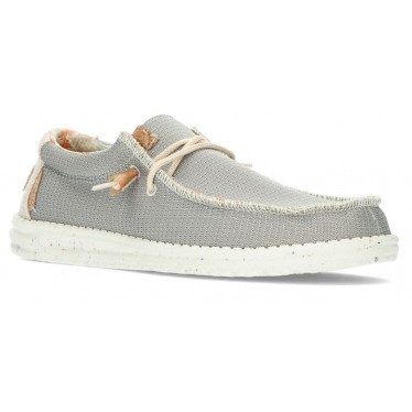 DUDE WALLY ECO SHOES GREY