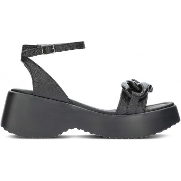 SANDALS WONDERS WILD D-9703 BLACK