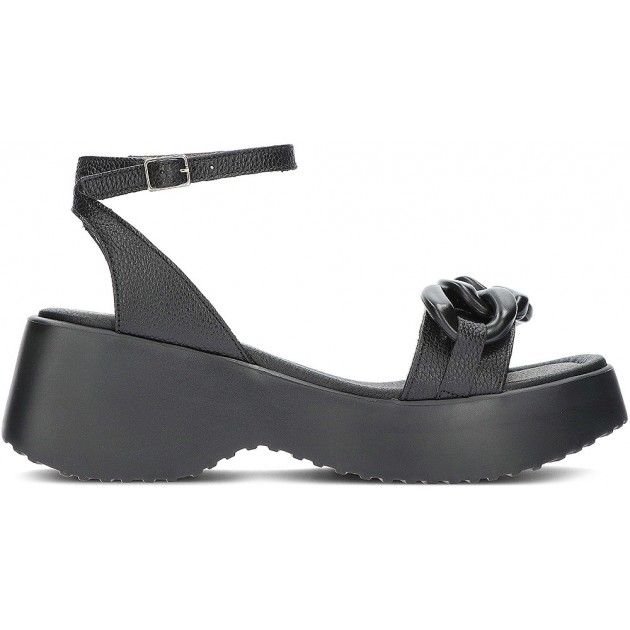 SANDALS WONDERS WILD D-9703 BLACK