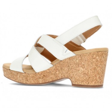 CLARKS GISELLE SANDALS WHITE