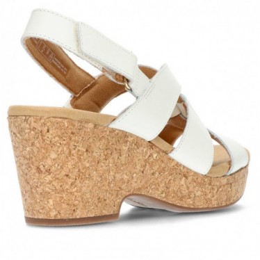 CLARKS GISELLE SANDALS WHITE