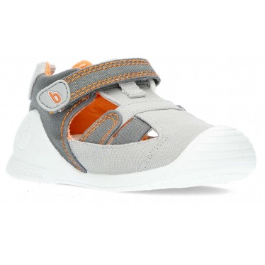 SANDALS BIOMECANICS BABY COMBI 222182-A GRIS