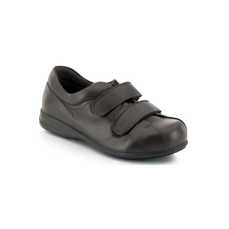 Unisex Velcro CALZAMEDI diabetic foot MARRON