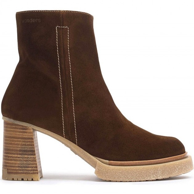 ANKLE BOOTS WONDERS MIERA H5203 CAPUCCINO