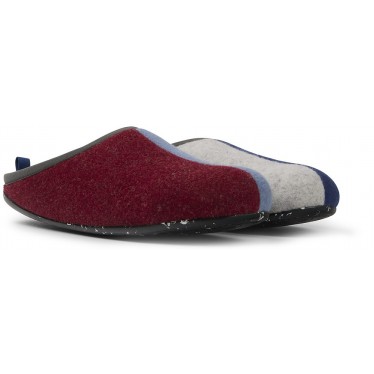 SLIPPERS CAMPER TWINS K100824 GRANATE