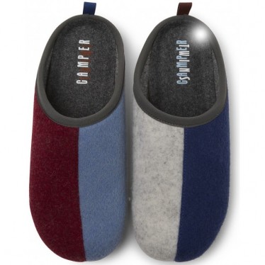 SLIPPERS CAMPER TWINS K100824 GRANATE