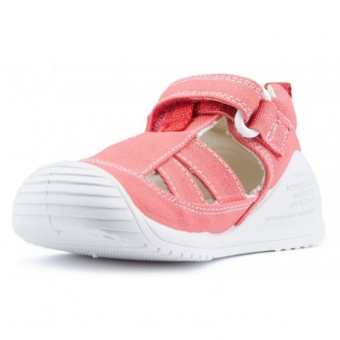 Sandals BIOMECANICS CANVAS BABY AZAI ROJO