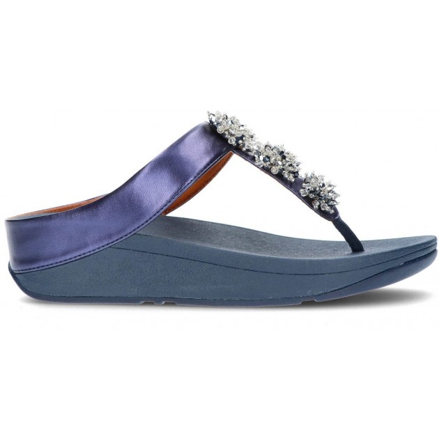 FITFLOP GALAXY TOE-THONGS SANDALS BLUE FITFLOP GALAXY TOE-THONGS SANDALS BLUE