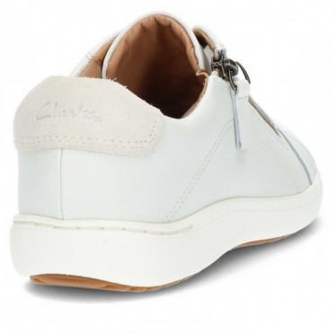 CLARKS NALLE LACE SNEAKERS WHITE