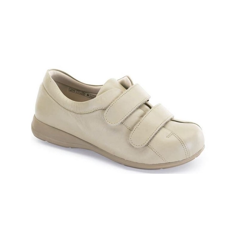 Unisex Velcro CALZAMEDI diabetic foot BEIGE