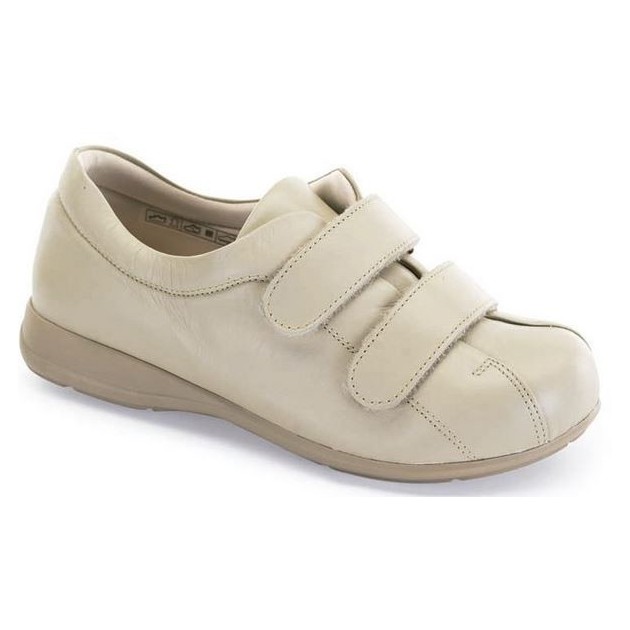 Unisex Velcro CALZAMEDI diabetic foot BEIGE