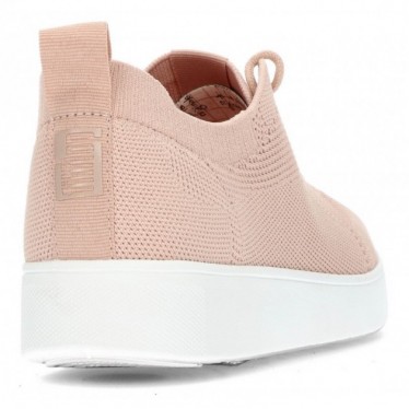 FITFLOP RALLY TONAL KNIT SNEAKERS BLUSH