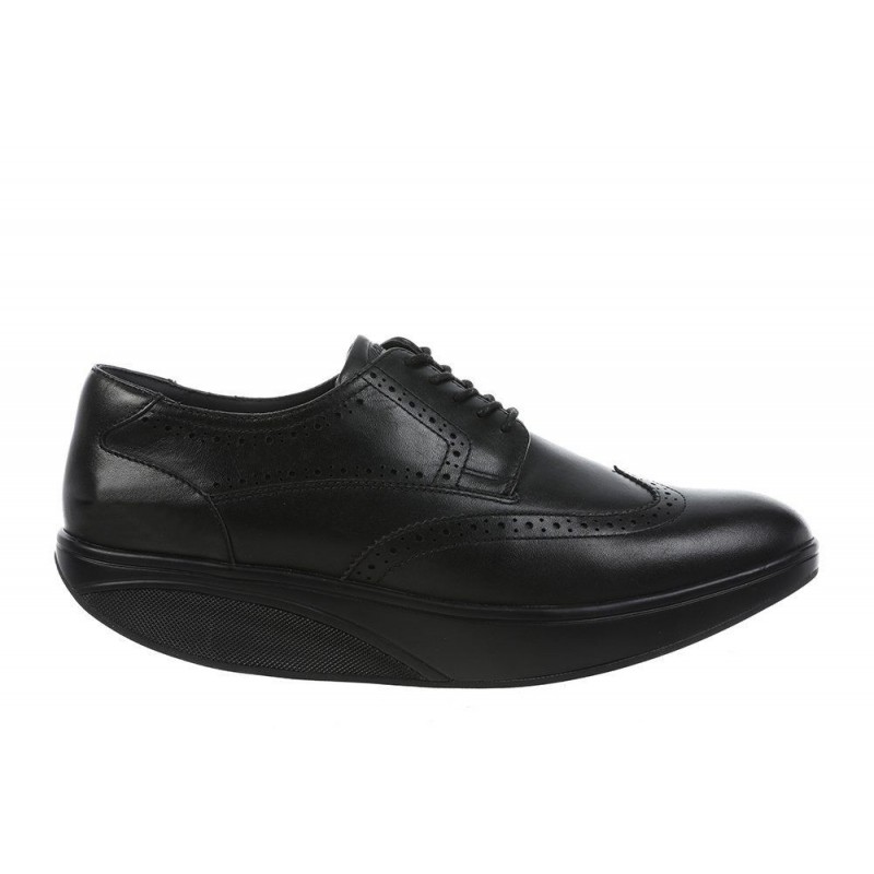 DRESS SHOES MBT OXFORD WING TIP M BLACK_CALF