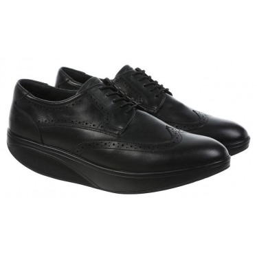 DRESS SHOES MBT OXFORD WING TIP M BLACK_CALF