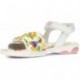 SANDAL LELLY KELLY LK55521 GIRAFFE AND ELEPHANT WHITE