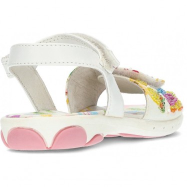 SANDAL LELLY KELLY LK55521 GIRAFFE AND ELEPHANT WHITE