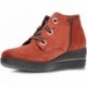 MEPHISTO MOBILS PERYNE ANKLE BOOTS RUST