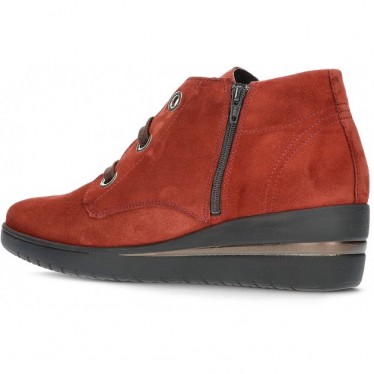 MEPHISTO MOBILS PERYNE ANKLE BOOTS RUST