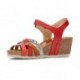 SANDAL FLUCHOS PALMA D8551 TEXAS ROJO