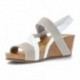 INTERBIOS Sandals Comfortable wedge 2019 BLANCO