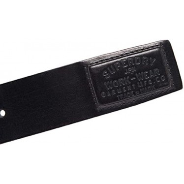 SUPERDRY BELT M9210091A VINTAGE BADGEMAN BLACK