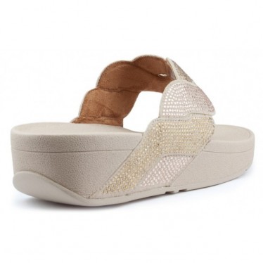 FITFLOP PAISLEY ROPE TOE THONGS Sandals PLATINO