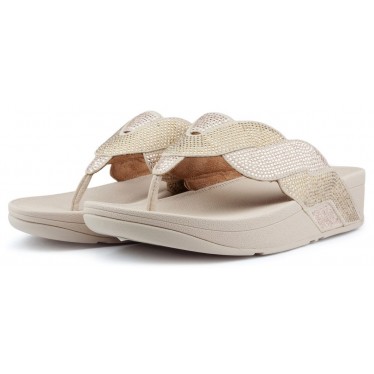 FITFLOP PAISLEY ROPE TOE THONGS Sandals PLATINO