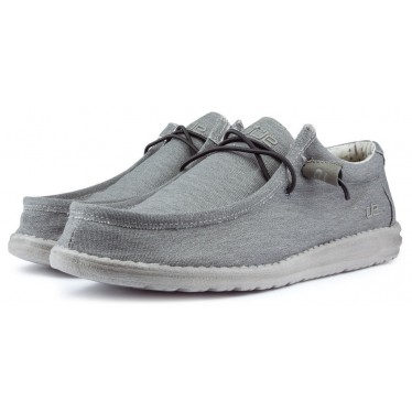 SHOES DUDE WALLY STRETCH M 11038 GRAY
