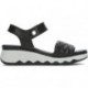 SANDAL PAULA URBAN 5-364 SUNSET NEGRO