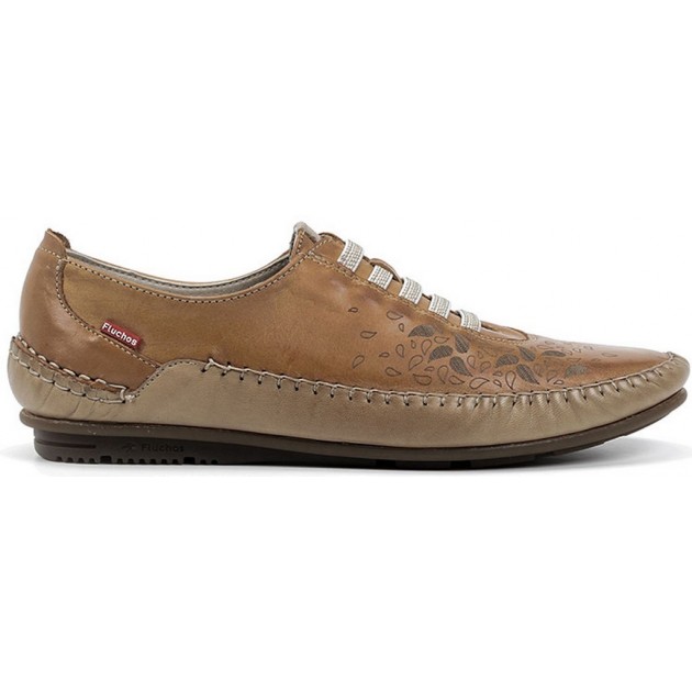 SHOES FLUCHOS F1181 HAVANA ESLA DORE_TOPO SHOES FLUCHOS F1181 HAVANA ESLA DORE_TOPO