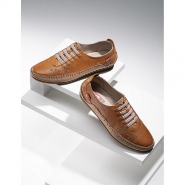 SHOES FLUCHOS F1181 HAVANA ESLA DORE_TOPO