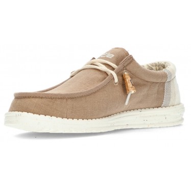 DUDE WALLY LINEN SHOES NATURAL