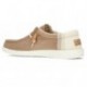 DUDE WALLY LINEN SHOES NATURAL