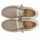 DUDE WALLY LINEN SHOES NATURAL