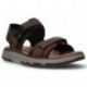 CLARKS SANDALS UN TREK PART 26131 BROWN