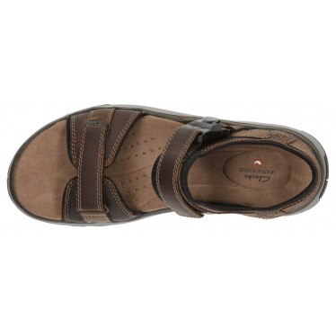 CLARKS SANDALS UN TREK PART 26131 BROWN