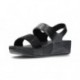 FITFLOP SANDALS LULU CRYSTAL BACK-STRAP NEGRO