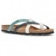 COLOR MIX INTERBING SANDALS JEANS