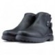 GEOX J ECLAIR GD SYNT LEA BOOTS BLACK