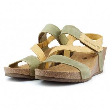 INTERBIOS Sandals Comfortable wedge 2019 MOSTAZA