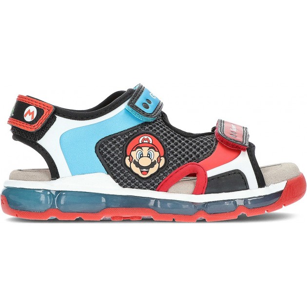 SANDALS GEOX J ANDROID J250QA BLACK SANDALS GEOX J ANDROID J250QA BLACK