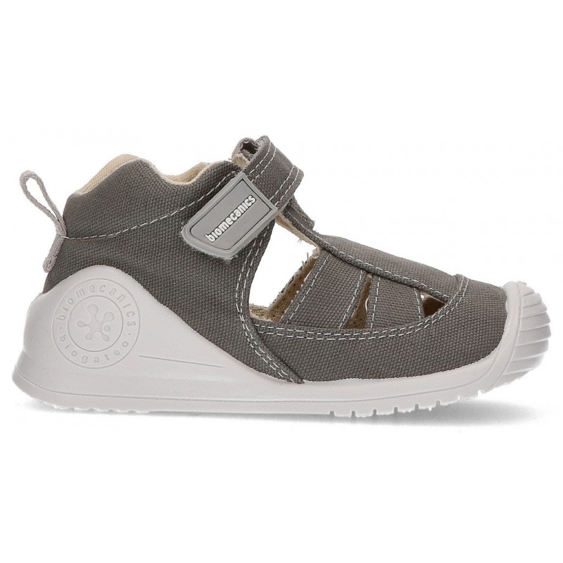 Sandals BIOMECANICS CANVAS BABY AZAI GRIS